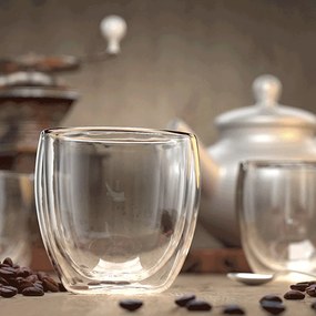 Cană termică de apă, 4 buc., 250ml, HOTCOLD TIP 9