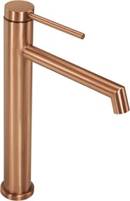 Robinet pentru lavoar Rea FOSS Brush Copper HIGH