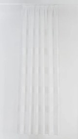 Perdea Mendola Interior, Venice, 140x260 cm, poliester, alb/argintiu