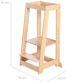 Turn de învățare în culoare naturală din bambus – Roba