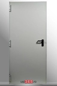 Usa Antifoc EI60 120 - 1 Canat - Rezistenta la foc 60 120 min - Montaj Interior 800, 1800, 60, Reversibila, RAL 9003