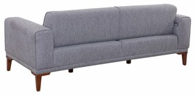 Set Canapea Extensibilă si Fotoliu Liones Tepsili, Gri