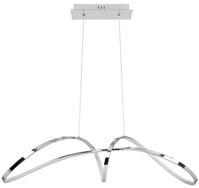 Lustra LED suspendata design modern Aisha crom