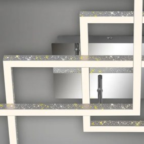 Plafonieră LED dimabilă Brilo FRAME LED/57W/230V 3000K crom mat