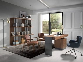 Fotoliu modern design italian Walnut Earth