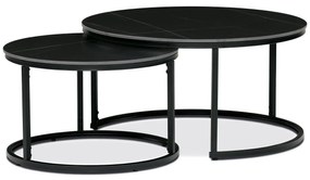 Set 2 măsuțe de cafea Azufre (negru). 1121141