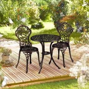 SEGM104 - Set Masa si scaune gradina, terasa, balcon, veranda - Bronz