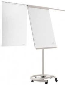 Flipchart Magnetoplan De Luxe 68 x 97 cm, mobil, gri/alb