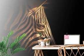 Fototapet autoadeziv portretul unei zebre