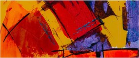 Tablou cu abstracție (120x50 cm)