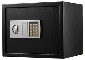 Seif digital, dimensiune mare, negru
