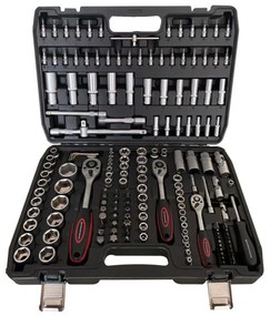 Set instrumente Schwartsmann SW-171PCS, 171 piese, Cufar, Crom