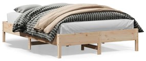842690 vidaXL Cadru de pat, 160x200 cm, lemn masiv de pin