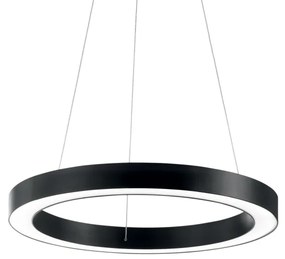 Lustra LED design modern ORACLE D50 ROUND NERO 222097 IDL