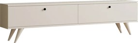 Comoda TV Jatera, culoare alb, 160 x 25 x 40 cm