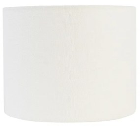 Abajur din bumbac alb | 18/18/14