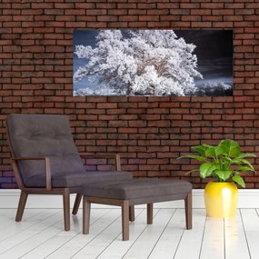 Tablou - Albă ca Zăpada Copac (120x50 cm)