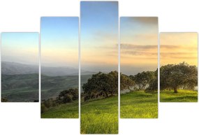 Tablou - Privire de pe deal (150x105 cm)