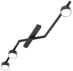 Plafonieră SKAN 3x GX53/12W/230V neagră