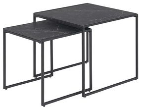 Set de măsuțe de cafea ALMA 2 buc. antracit