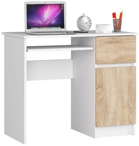 Masă PC Pobfenileno (alb + stejar sonoma). 1117063