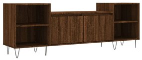 831347 vidaXL Comodă TV, stejar maro, 160x35x55 cm, lemn prelucrat