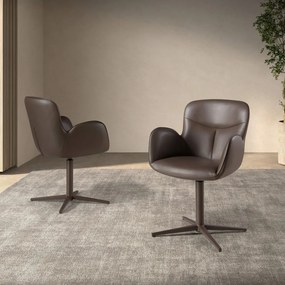 Scaun modern pivotant piele sintetica Maro