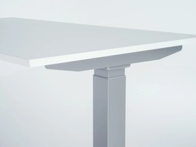 Viva Little, Birou reglabil electric, două motoare - Gri - Alb - 1200x650x18