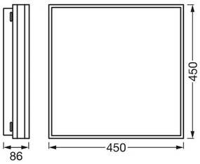 Plafonieră LED dimabilă SMART+ MAGNET LED/42W/230V Wi-Fi Ledvance