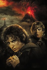 Poster de artă Stăpânul Inelelor  - Sam and Frodo, (26.7 x 40 cm)