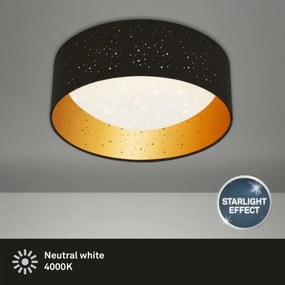 Plafonieră LED Brilo 3482-015 MAILA STARRY LED/12W/230V negru/auriu