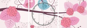 Tablou - Timpul de iubire (cu ceas) (90x30 cm)