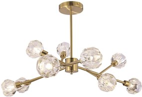 Rabalux Kassia lampă de tavan mai mult ede 6x5 W transparent-auriu 5395