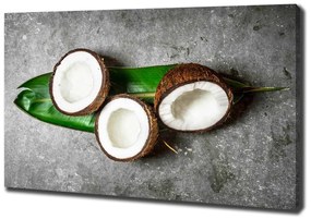 Imprimare tablou canvas Jumătăți de nucă de cocos