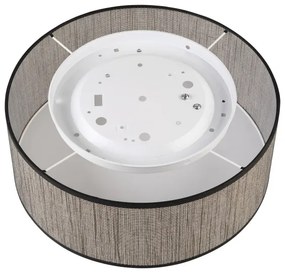 Plafonieră SIRJA, 2 x E27, 15 W, 230 V, Ø 35 cm, maro