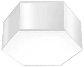Plafonieră SUNDE 2xE27/60W/230V 13,5 cm albă Sollux SL.1057