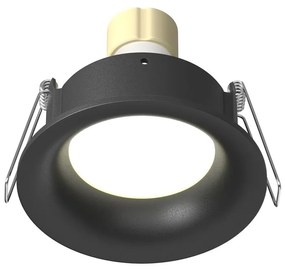 Spot incastrabil tavan fals cu protectie IP65 Slim negru
