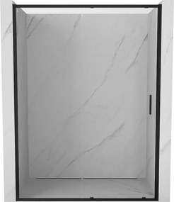 Mexen Exo uși de duș glisante 140 cm, transparent, negru - 8151-140-000-70-00