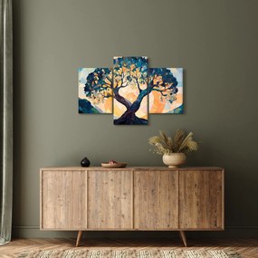Tablou – Mozaic – soare și arbore II. (90x60 cm)
