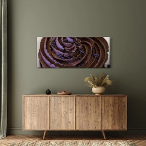 Tablou - Cupcake din ciocolată (120x50 cm)