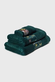 Prosoape Essenza Home Fleur, verde inchis verde 30x50 cm