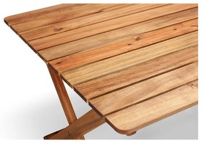 Masă de grădină din lemn de acacia Bonami Essentials Natur, 114 x 88 cm