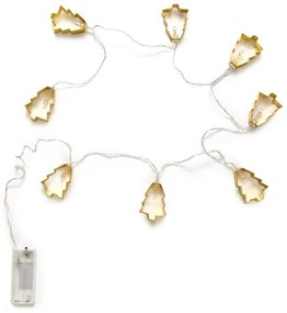 Ghirlanda luminoasa LED CHRISTMAS TREE 140 cm auriu