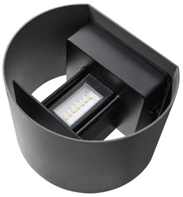 Aplica LED de exterior Nordlux MILDA, 4,9 W, 230 V, IP44, antracit