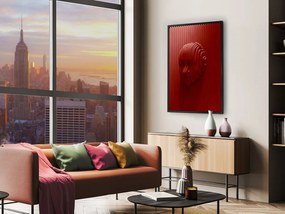 Tablou / Basorelief decoratiune perete Red Face 90X120cm