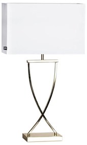 ByRydens 2829620-5000 - Lampă de masă OMEGA 1xE27/5W/230V alb/alamă