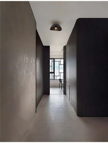 Lustra aplicata design decorativ OPSI negru D-30cm