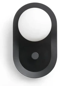 Aplica LED dimabila stil modern minimalist MAYA Black