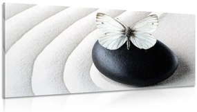 Tablou Zen piatră cu fluture