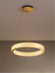 Lustra LED suspendata deosebita design modern KLEPSIDRA, 41cm